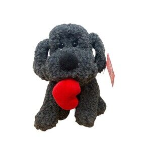 Russ Bosworth Smoky Gray Puppy Dog Plush 7" Stuffed Animal
